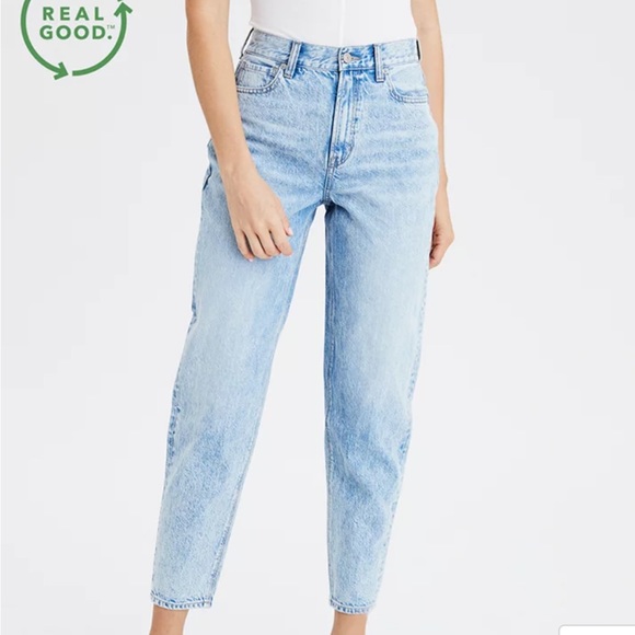 American Eagle Relaxed Fit Mom Jeans - Picture 1 of 8